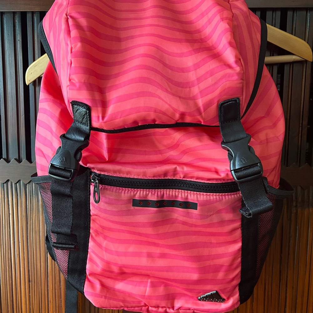Adidas Pink and Black Daypack